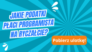 Jakie podatki płaci programista na ryczałcie